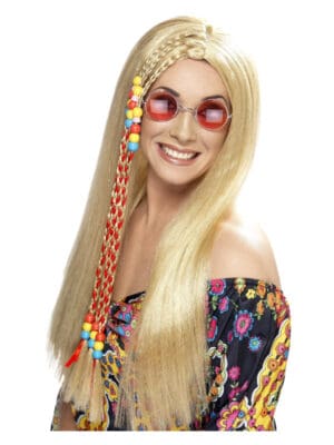 Hippy Party Wig, Blonde