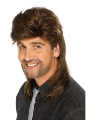 Mullet Wig, Brown