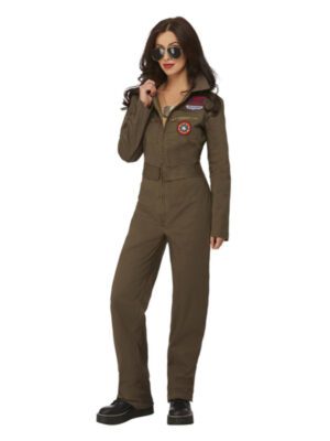 Top Gun Ladies Costume, Khaki