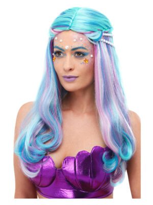 Mermaid Wig, Blue