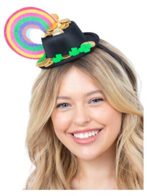 Rainbow Pot O'Gold Mini Hat